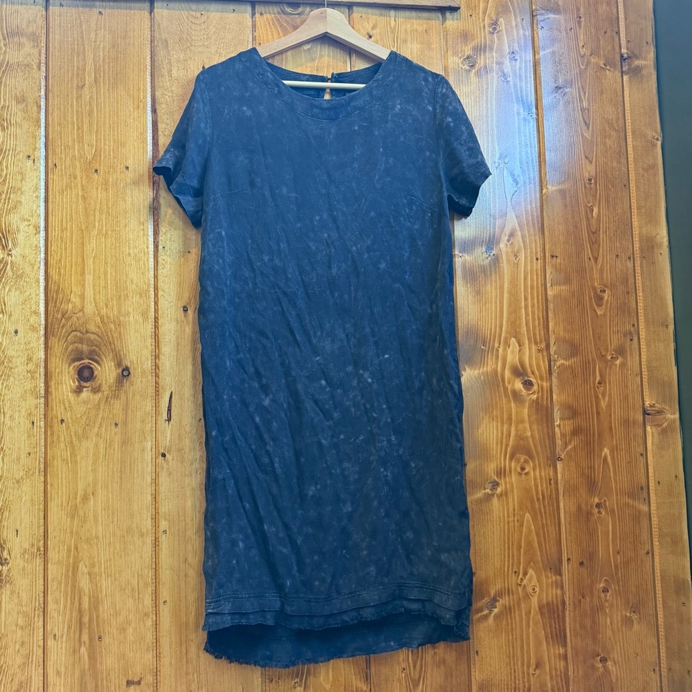 Simple Black Dress with Cute Fringe by Mono B